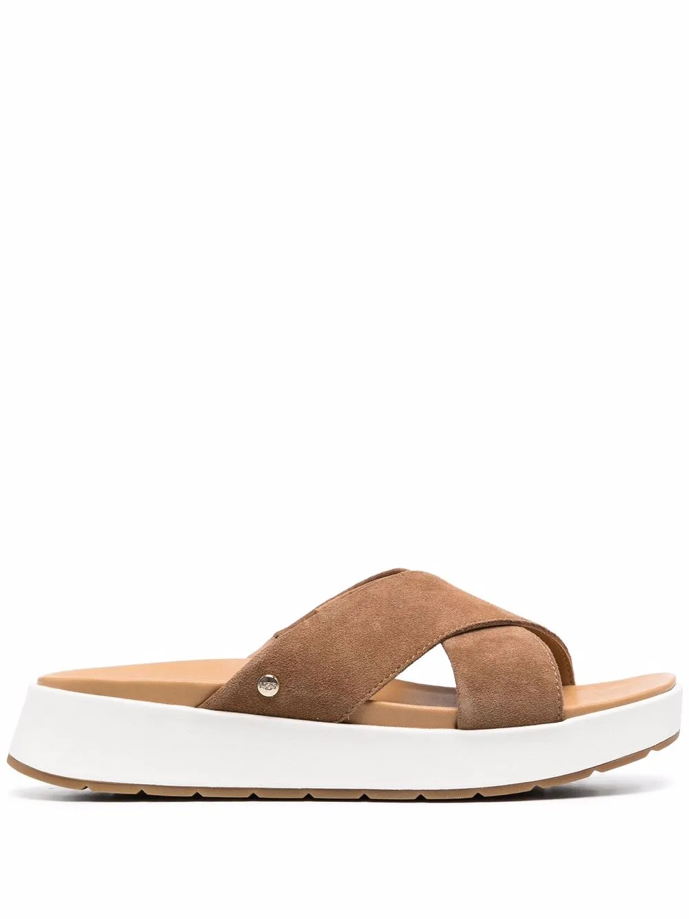 Women UGG Platform Suede Slides 1 Women UGG Platform Suede Slides