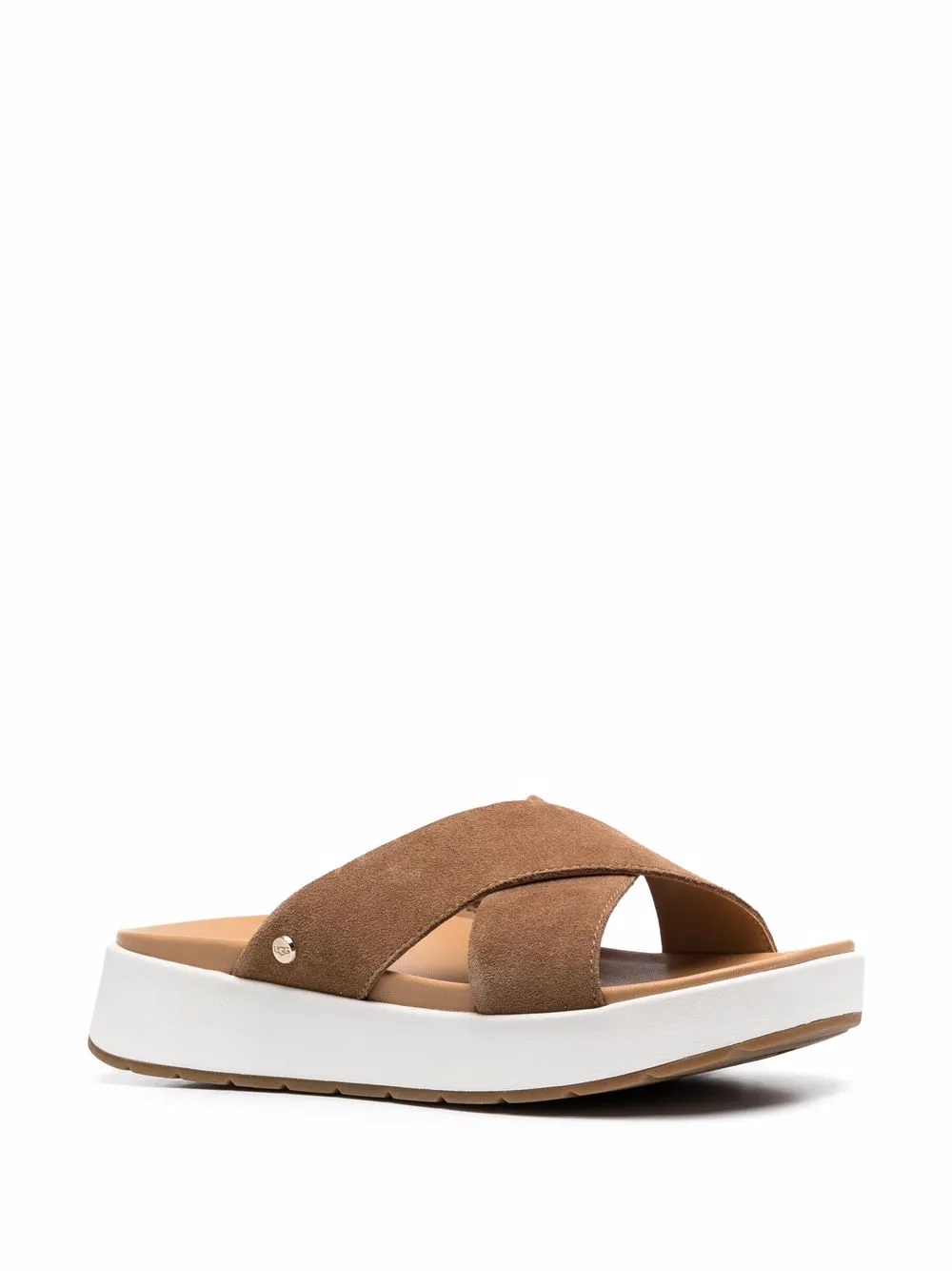 Women UGG Platform Suede Slides 2 Women UGG Platform Suede Slides - Image 2