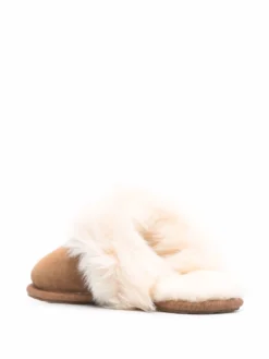 Women UGG Scuff Sis Fur-trimmed Slippers -Ugg Shop 17171825 34813768 1000