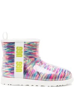 Women UGG Classic Clear Mini Pixelate Boots