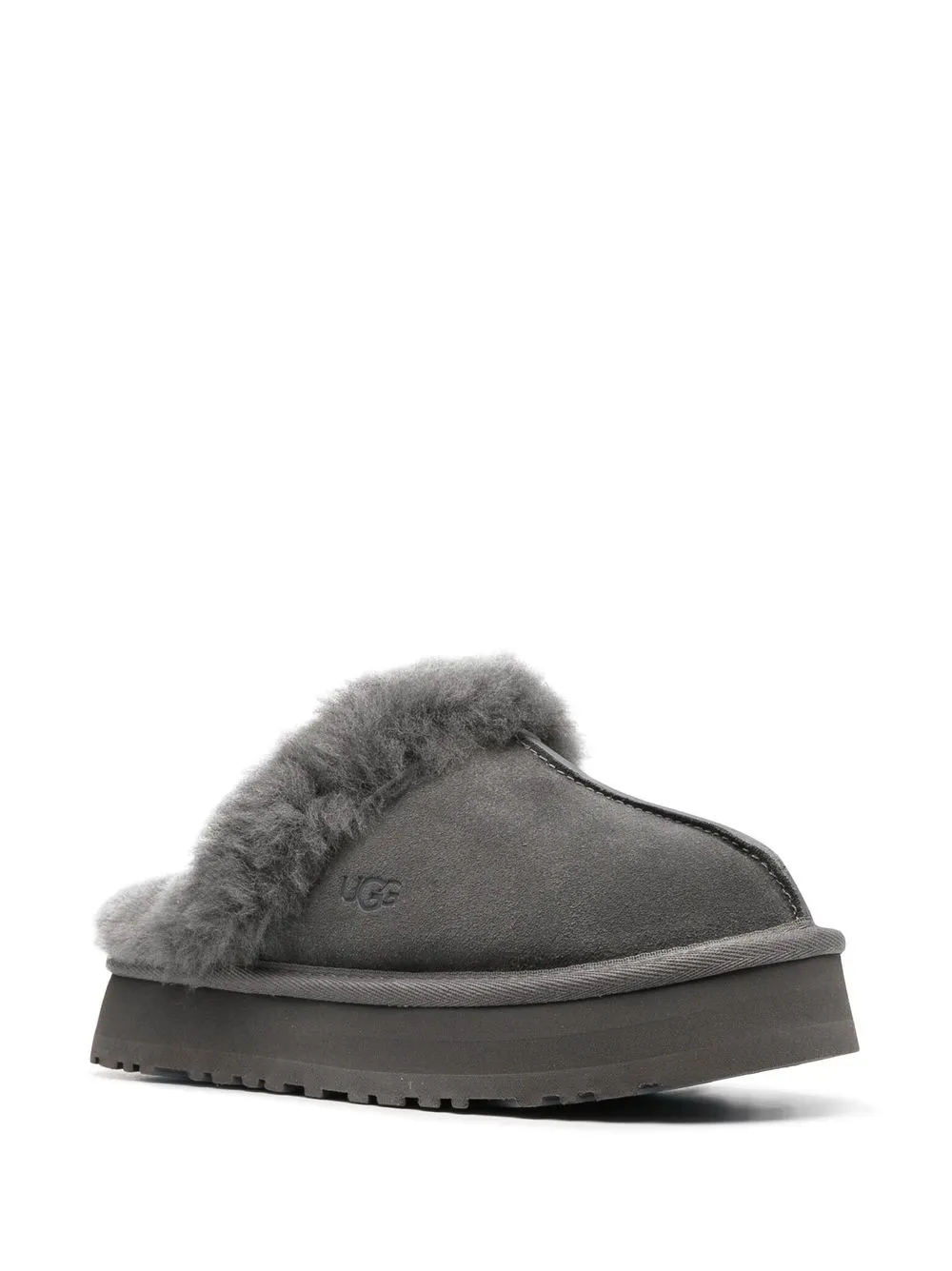 Women UGG Disquette Shearling Platform Slippers 2 Women UGG Disquette Shearling Platform Slippers - Image 2