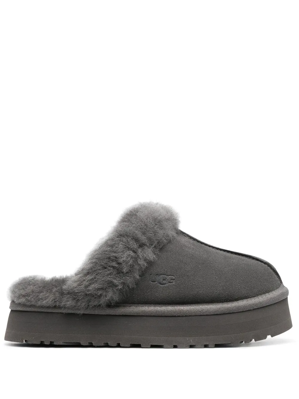Women UGG Disquette Shearling Platform Slippers 1 Women UGG Disquette Shearling Platform Slippers