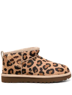 Women UGG Leopard-print Ankle-boots