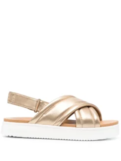 Women UGG Crossover-strap Sandals