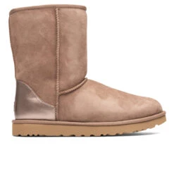 Ugg Women's Classic Short II Boot "Metallic" - Caribou