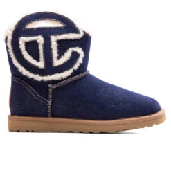 UGG X Telfar Logo Mini Boot - Indigo Denim