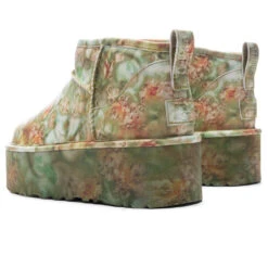UGG X Collina Strada Classic Ultra Mini Platform - Green Floral -Ugg Shop Women s Classic Ultra Mini Platform Green Floral 1170937 GRNF 09 04 24 Feature KN 5