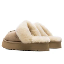 Ugg Women's Disquette Slipper - Sand -Ugg Shop Women s Disquette Slipper Sand 1122550 SAN 12 16 24 Feature KN 5